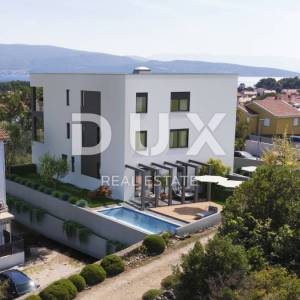 OTOK KRK, GRAD KRK -  NOVOGRADNJA - Dvoetažni stan 3S+DB