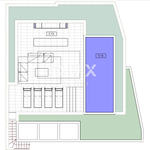 OTOK KRK, GRAD KRK - Penthouse 3S+DB sa krovnom terasom