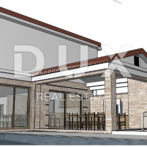 OTOK KRK, KORNIĆ - Teren sa projektom za kuću sa bazenom