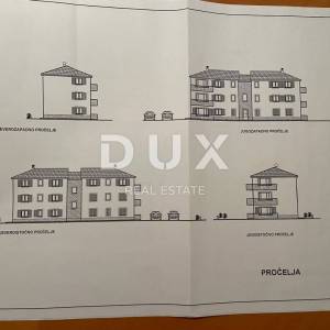 OTOK KRK, LINARDIĆI - Teren sa dozvolom za 6 apartmana