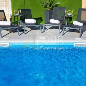 Otok Krk, Malinska, dvoetažni 3s+db, 91.03m2, okućnica, bazen