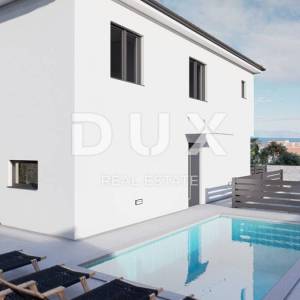 OTOK KRK, MALINSKA - Građevinsko zemljište 585 m2, atraktivna lokacija 700m od mora
