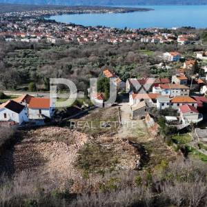OTOK KRK, MALINSKA - Investicijsko zemljište s prekrasnim pogledom