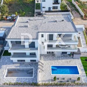 OTOK KRK, MALINSKA - Luksuzna novogradnja s bazenom u vlasništvu