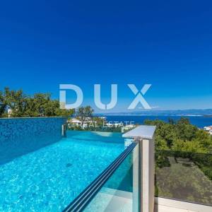 OTOK KRK, MALINSKA - Luksuzni penthouse s bazenom i panoramskim pogledom na more