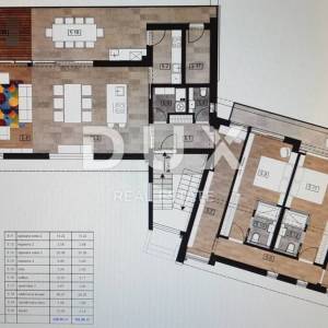 OTOK KRK, MALINSKA - Luksuzni penthouse s bazenom i panoramskim pogledom na more