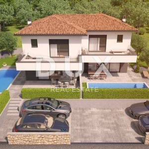 OTOK KRK, MALINSKA - Moderna dvojnica s privatnim bazenom
