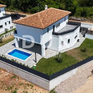 OTOK KRK, MALINSKA - Vila modernog dizajna s bazenom 
