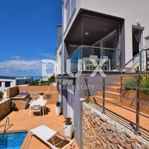 OTOK KRK, NJIVICE - 2S+DB apartman s bazenom i pogledom na more