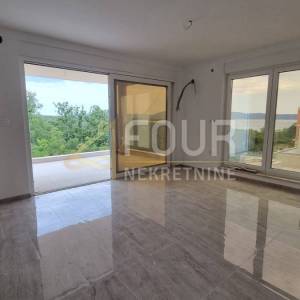 Otok Krk, Njivice, 2s+db, novogradnja, pogled na more