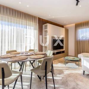 OTOK KRK, NJIVICE - Luksuzni dvoetažni apartman s krovnim bazenom i pogledom na more