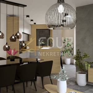 Otok Krk, novogradnja, 3s+db, bazen, pogled na more