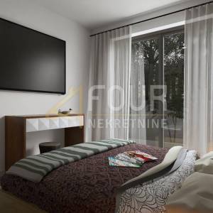 Otok Krk, novogradnja, 3s+db, bazen, pogled na more