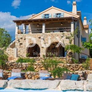 OTOK KRK, okolica MALINSKE - Luksuzna rustikalna vila