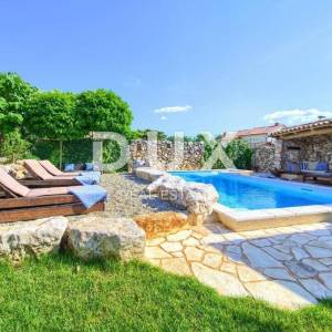 OTOK KRK, okolica MALINSKE - Luksuzna rustikalna vila