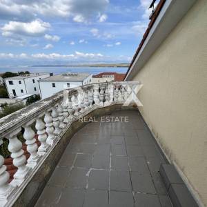 Otok Krk, Porat - Dvoetažni stan sa pogledom na more