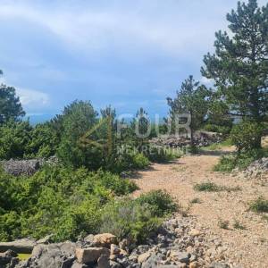 Otok Krk, Punat, poljoprivredno zemljište 4.140m2, pogled na more