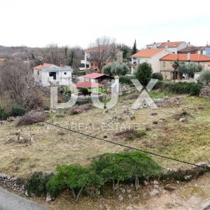 OTOK KRK, RISIKA - Građevinsko zemljište s otvorenim pogledom na more