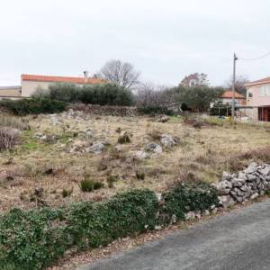 OTOK KRK, RISIKA - Građevinsko zemljište s otvorenim pogledom na more