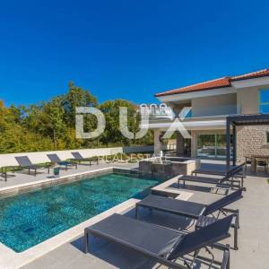 OTOK KRK, šire područje grada Krka - Luksuzna dizajnerska vila s panoramskim pogledom na more