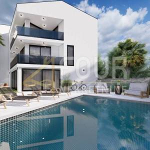 Otok Krk, Soline, novogradnja, penthouse, 2 terase, pogled