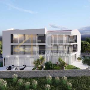 Otok Krk, Soline, novogradnja, penthouse, 2 terase, pogled