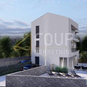 Otok Krk, Soline, novogradnja, penthouse, 2 terase, pogled