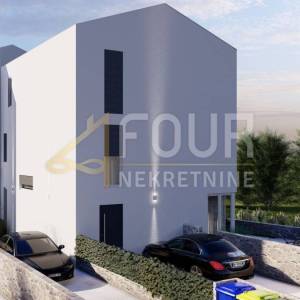 Otok Krk, Soline, novogradnja, penthouse, 2 terase, pogled