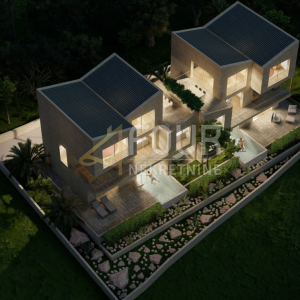 Otok Krk, Soline - okolica, 230m2, višeetažni stan u naravi dvojna kuća s bazenom