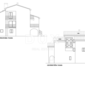 OTOK KRK, ŠOTOVENTO - Samostojeća kuća sa 3 apartmana i pogledom na more