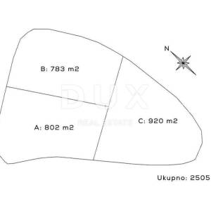 OTOK KRK, SV. ANTON - 802 m2 zemljišta za građenje na mirnoj lokaciji
