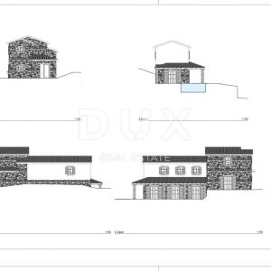 OTOK KRK, TRIBULJE - građevinsko zemljište s projektom