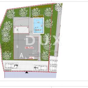 OTOK KRK, TRIBULJE - građevinsko zemljište s projektom