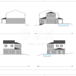 OTOK KRK, TRIBULJE - građevinsko zemljište s projektom