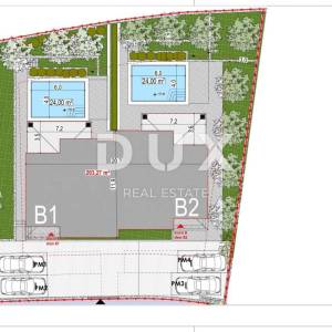 OTOK KRK, TRIBULJE- građevinsko zemljište 3946m2 s projektom