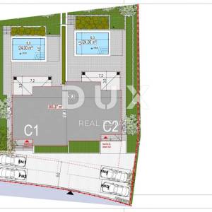 OTOK KRK, TRIBULJE- građevinsko zemljište 3946m2 s projektom