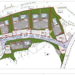 OTOK KRK, TRIBULJE- građevinsko zemljište 3946m2 s projektom