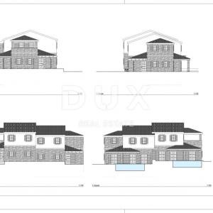 OTOK KRK, TRIBULJE - projekt od 5 stambenih cjelina s bazenima