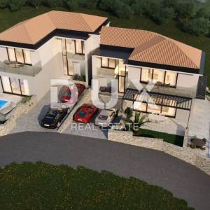OTOK KRK, VRBNIK - Dvojna kuća s pogledom na more