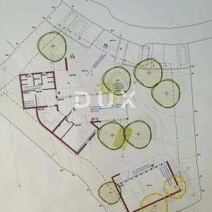 OTOK KRK, VRBNIK-Građevinsko zemljište s idejnim projektom blizu mora