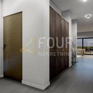 Otok Krk, Vrbnik, novogradnja, 95.95m2, 2s+db, velika terasa