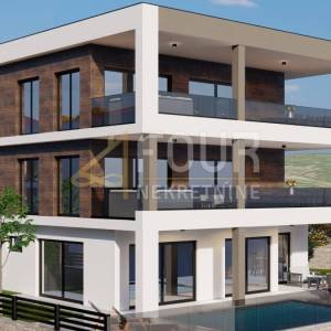 Otok Krk, Vrbnik, novogradnja, 56.67m2, 1s+db, 2 balkona