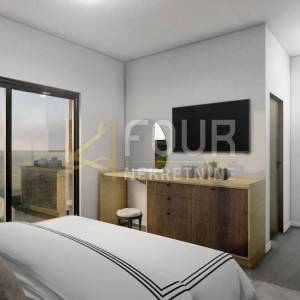 Otok Krk, Vrbnik, novogradnja, 111.30m2, 2s+db, terasa, okućnica i bazen