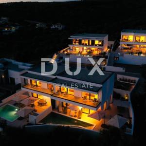 OTOK PAG, JAKIŠNICA - vrhunska moderna duplex vila s bazenom