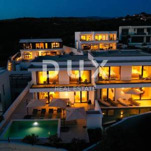 OTOK PAG, JAKIŠNICA vrhunska moderna duplex vila s bazenom