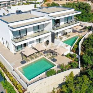 OTOK PAG, JAKIŠNICA vrhunska moderna duplex vila s bazenom
