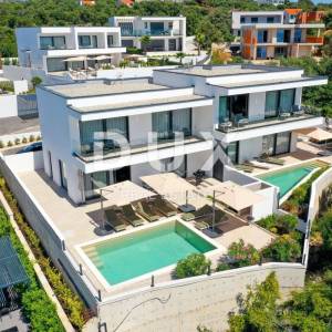 OTOK PAG, JAKIŠNICA vrhunska moderna duplex vila s bazenom