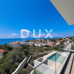OTOK PAG, JAKIŠNICA - vrhunska duplex vila s bazenom