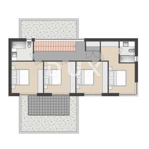 OTOK PAG, KOLAN - vila 200m2 s bazenom  + okoliš 400m2