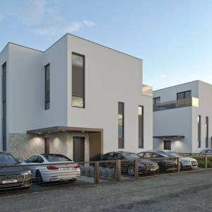 OTOK PAG, MANDRE, dvoetažni apartman s bazenom u novogradnji